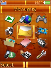 Autumn smile W830 theme