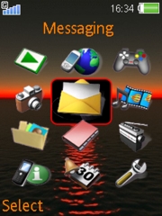 Sunset K810 theme