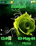 Green Flower Z530 theme
