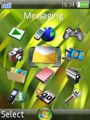 Vista 2.0 squid K800 / K800i theme