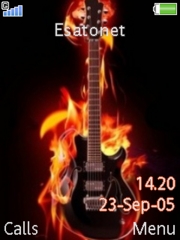 Guitar theme for Sony Ericsson K770