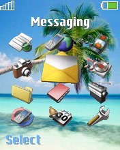 Palm W800  theme