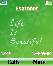 Life is beautiful K750  theme