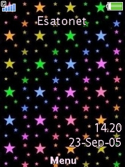 Rainbow Stars W890  theme