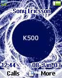 Blue K500 k500 theme