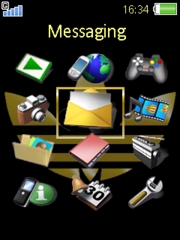 Gold Adidas K800 / K800i theme