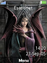 Angel of the Dark W890  theme