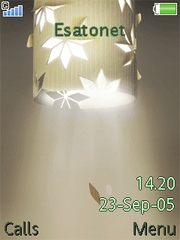 Animated Fall theme for Sony Ericsson W880