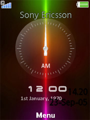 Xperia Clock Z770  theme