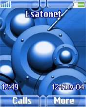 Blue Circles K750  theme