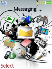 Music Me K810 theme