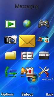 Window 7 theme for Sony Ericsson Aino