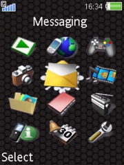 Black and white K810 theme