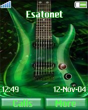 Green Guitar K750  theme