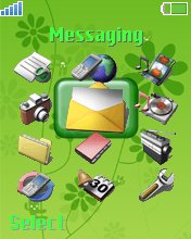 Green Guitar K750  theme