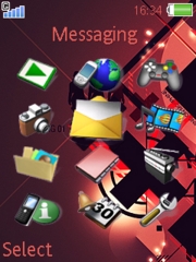Red Cross K810 theme