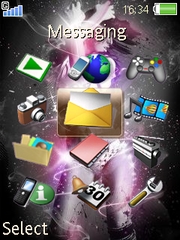 Pink dancer W830 theme