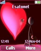 Heart for girl W800  theme