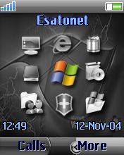 Blue Horse-win XP K750  theme