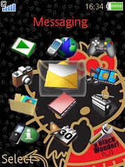 Evil Kitty W830 theme
