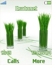 Grass in glass K750  theme