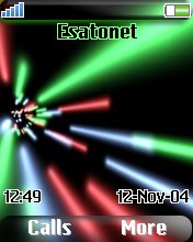 Lightbeam1 K750  theme