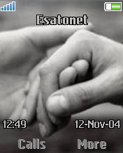 HOlding hands K750  theme