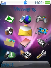 Mac OS X Leopard K810 theme