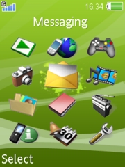 Fresh Green W580 theme