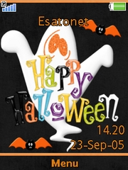 Halloween theme for Sony Ericsson W980