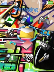 Graffity multicolour K800 / K800i theme