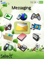 Love Couple W830 theme