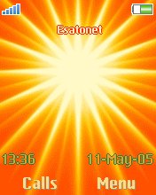 Sunburst Z550  theme