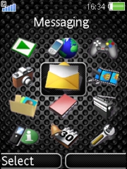 Carbon Fibre K810 theme