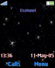 Blinking stars W810  theme