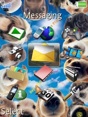 Cute Puppies W830 theme