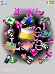 I Love You K800 / K800i theme