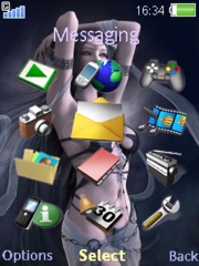 Angels W910  theme