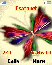 Color butterfly K750  theme