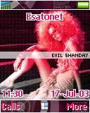 Evil shanday t610 theme