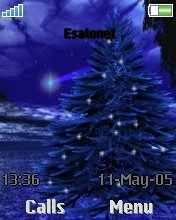 Blue Christmas W810  theme