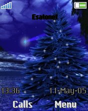 Blue Christmas W600  theme