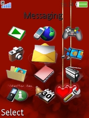 Khoshal Ghermez W830 theme