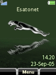 Jaguar Animated W910  theme