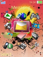 Flower Power S500 theme