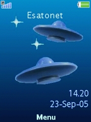 UFO Attack K850  theme