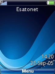 Blue Waves W890  theme