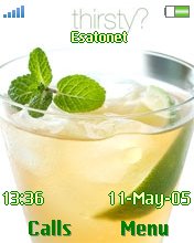 Thirsty? W810  theme