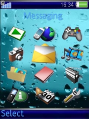 Water drop W580 theme