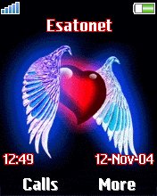 Heart flying K750  theme